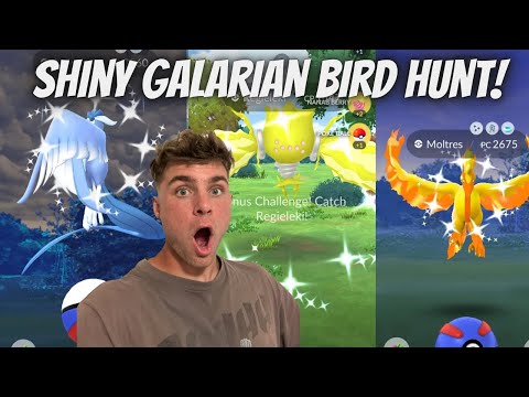 ✨Shiny Galarian Bird HUNT, Dynamax Regice iand Regieleki Ra… サムネイル