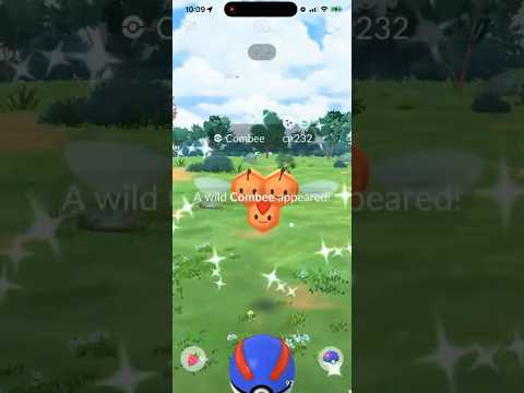 ✨RARE SHINY Female Combee CAUGHT In Pokemon Go!✨ shorts pok… サムネイル