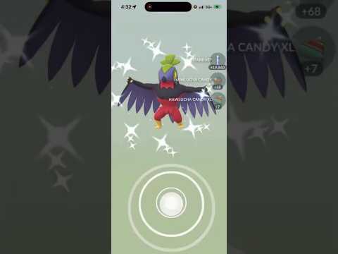 ✨NEW Shiny Hawlucha HATCHED in Pokemon Go!✨ shorts pokemon サムネイル
