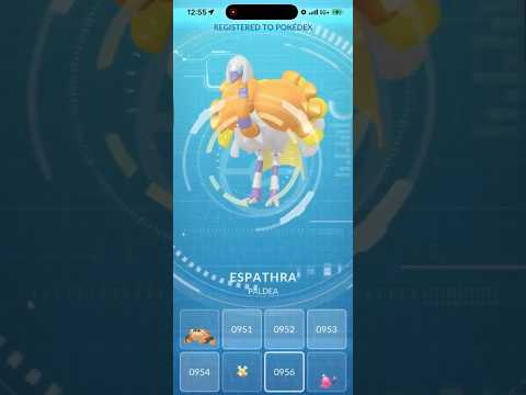 NEW Espathra DEBUT In Pokemon Go! shorts pokemon サムネイル