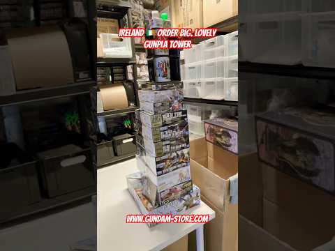 Ireland 🇮🇪 orders big. Lovely Gunpla tower gundam gunpla ba… サムネイル
