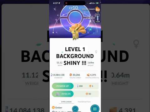 ✨RARE Level 1 Shiny Background Vulpix CAUGHT In Pokemon Go!… サムネイル