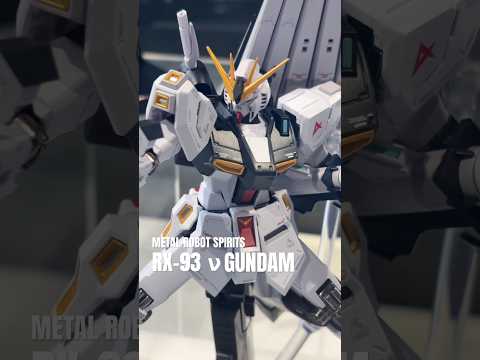 ガンダム展示！メタルロボット魂νガンダム！フィン・ファンネルを身につけたアムロの最強機！サザビーも楽しみですね😊魂ネイ…