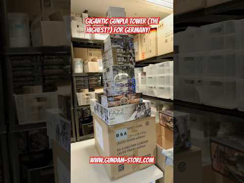 Gigantic Gunpla tower (the highest?) for Germany!🇩🇪 gundam… サムネイル