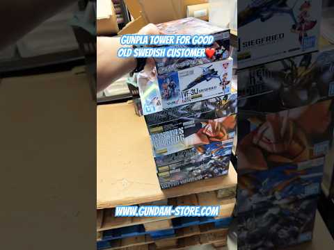Gunpla tower for good old Swedish customer❤️ gundam gunpla… サムネイル