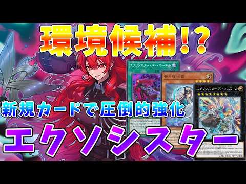 【遊戯王マスターデュエル】2枚の新規で環境トップ候補!?　新規カードを採用した新・エクソシスター【ゆっくりクロト】 サムネイル