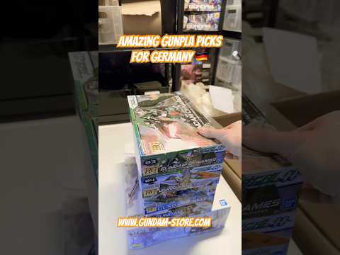 Amazing Gunpla picks for Germany 🇩🇪 gundam gunpla bandai mo… サムネイル