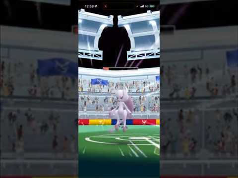Mega Mewtwo Y RAID in Pokemon Go! shorts pokemon サムネイル