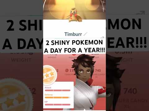 ✨Catching 2 SHINY Pokemon in Pokemon Go Every Day For a YEA…