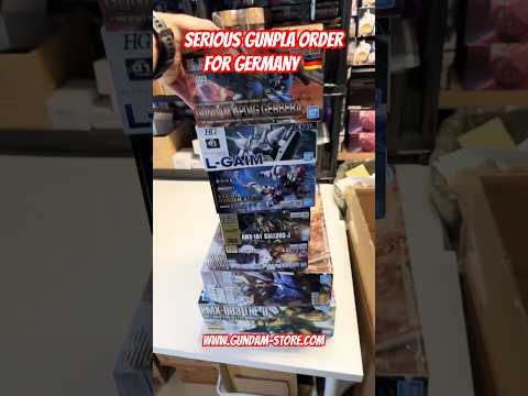 Serious gunpla order for Germany 🇩🇪 gundam gunpla bandai mo… サムネイル