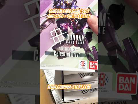 Gundam card game ST07 and st08 + one piece ST27 gundam gunp…