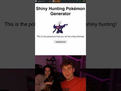 Blindly Ranking SHINY POKEMON With Adri! shorts pokemon サムネイル