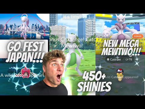 ✨8 DAYS OF GO FEST IN JAPAN!!! Mega Mewtwo, 450+ Shinies an… サムネイル