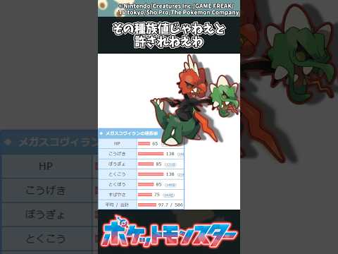 【ポケモン】その種族値じゃねえと許されねえわ ポケモン 反応集 チャンピオンズ サムネイル