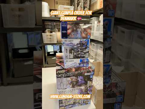 Giant Gunpla order for Denmark 🇩🇰 gundam gunpla bandai mode… サムネイル