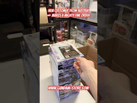 New customer from Austria makes a mighty fine order gundam… サムネイル