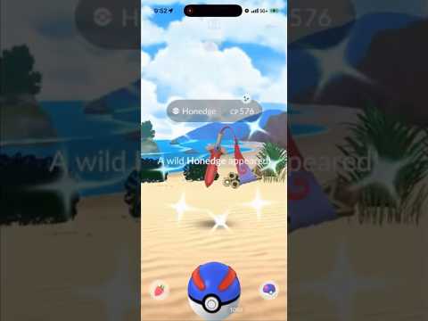 ✨NEW Shiny Honedge CAUGHT In Pokemon Go!✨ shorts pokemon サムネイル