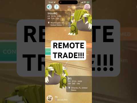 ✨REMOTE TRADE!!! SHINY BACKGROUND Groudon Lucky Trade In Po… サムネイル