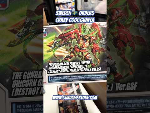 Sweden 🇸🇪 orders crazy cool Gunpla   gundam gunpla bandai m… サムネイル