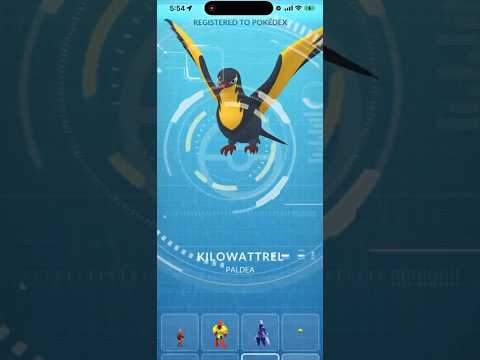 NEW Kilowattrel in Pokemon Go! shorts pokemon サムネイル