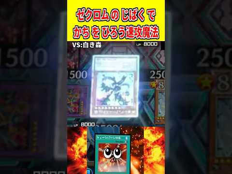 ゼクロム の じばく でかち を ひろう速攻魔法【遊戯王マスターデュエル】 遊戯王 遊戯王マスターデュエル vtube… サムネイル