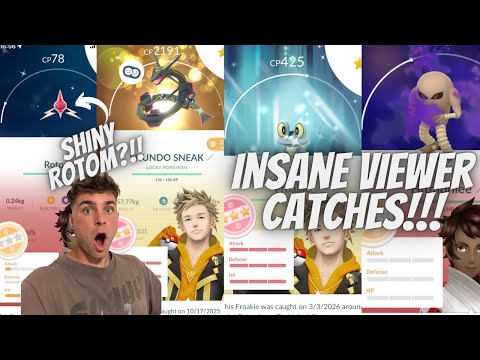 ✨INSANE SHUNDOS AND SHINY ROTOM?! Reacting To My Viewer Cat… サムネイル