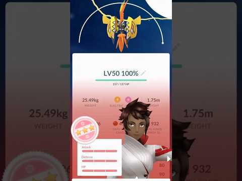 💯I Caught a 100 IV TAPU KOKO IN POKEMON GO!!!💯 shorts pokem… サムネイル