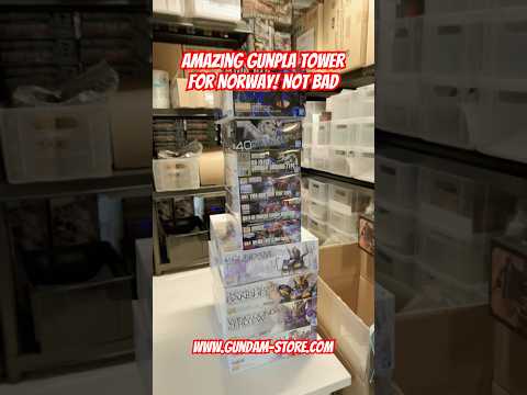 Amazing Gunpla tower for Norway! Not bad gundam gunpla band… サムネイル