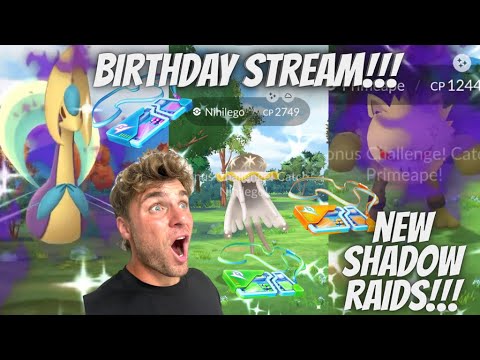 ✨BIRTHDAY STREAM!!! Nihilego Raids and NEW Shadow Raids In… サムネイル
