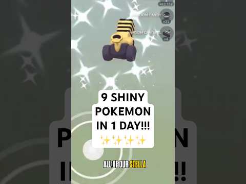 ✨WOW! I Caught 9 SHINY POKEMON In 1 STREAM in Pokemon Go!✨… サムネイル