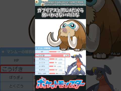 【ポケモン】ガブリアスと同じAだから弱いわけないのにな ポケモン 反応集 サムネイル