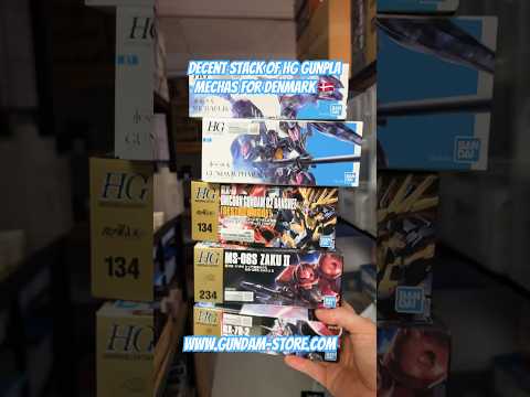 Decent stack of HG Gunpla mechas for Denmark 🇩🇰 gundam gunp… サムネイル