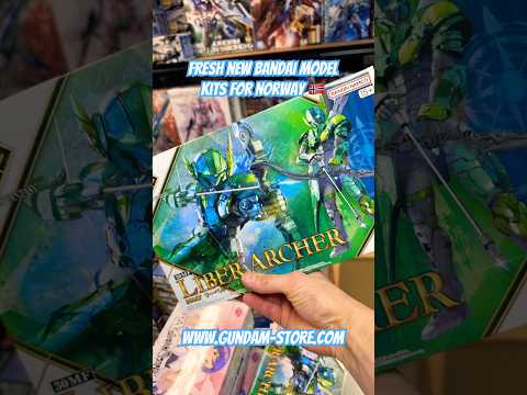 Fresh new Bandai model kits for Norway 🇳🇴 gundam gunpla ban… サムネイル