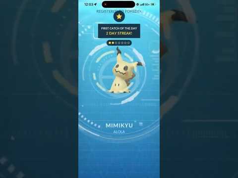 NEW Mimikyu CAUGHT In Pokemon Go! shorts pokemon サムネイル