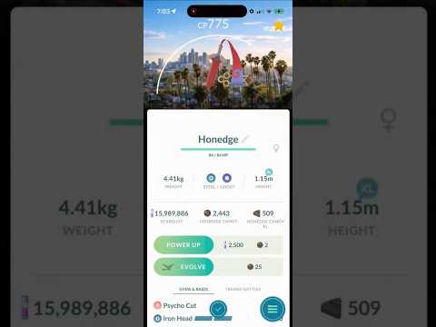 ✨RARE Shiny BACKGROUND Honedge In Pokemon Go!✨ shorts pokem… サムネイル