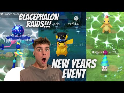 ✨Blacephalon Raids and Shiny Costume Pikachu, Charmander &… サムネイル