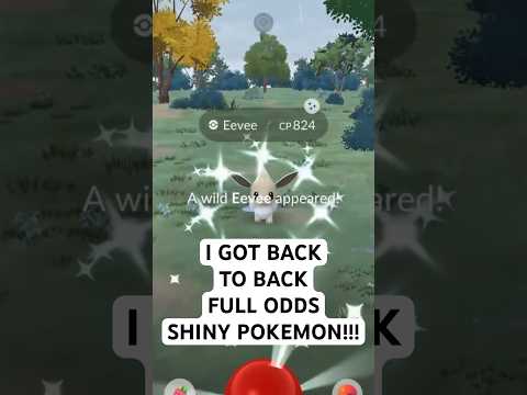 ✨I Got BACK TO BACK FULL ODDS SHINY POKEMON IN POKEMON GO!!… サムネイル