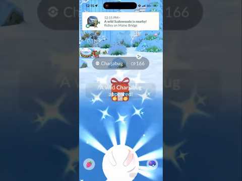 ✨NEW Shiny Costume Charjabug CAUGHT in Pokemon Go!✨ #shorts… サムネイル