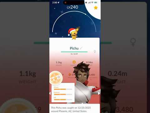 ✨RARE SHINY Costume Pichu Hatched In Pokemon Go!✨ shorts po… サムネイル