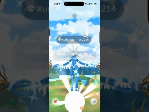 ✨Shiny Xurkitree CAUGHT in Pokemon Go!✨ shorts pokemon サムネイル