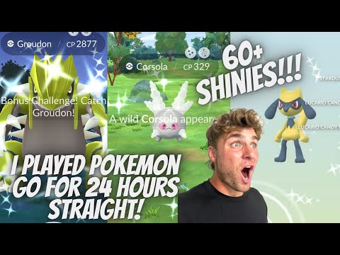 ✨I Played POKEMON GO FOR 24 HOURS STRAIGHT And This Is How… サムネイル
