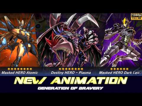NEW ANIMATION - GENERATION OF BRAVERY ‼️  [Yu-Gi-Oh! Master… サムネイル