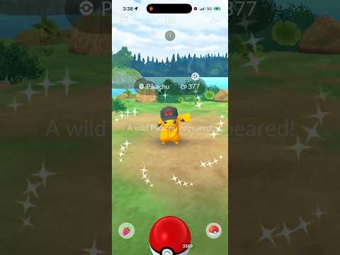 ✨NEW Shiny Valor Hat Pikachu CAUGHT in Pokemon Go!✨ shorts… サムネイル