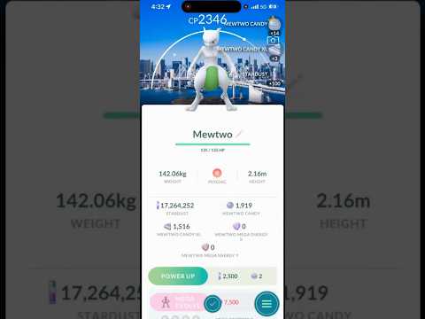 ✨Shiny BACKGROUND Mewtwo CAUGHT in Pokemon Go!✨ shorts poke… サムネイル