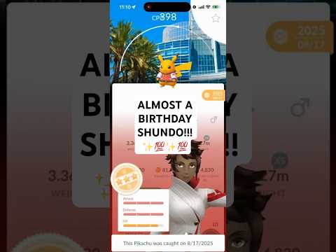 ✨I ALMOST Got a SHUNDO on My BIRTHDAY In Pokemon Go!✨ short… サムネイル
