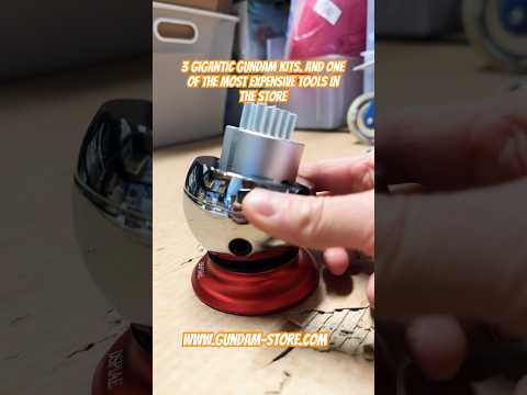 3 gigantic gundam kits. And one of the most expensive tools…