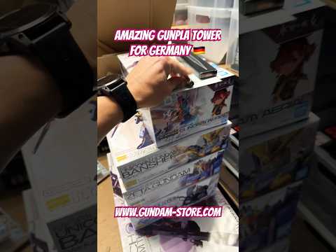 Amazing Gunpla tower for Germany 🇩🇪 gundam gunpla bandai mo… サムネイル