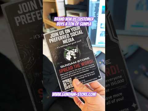 Brand new us customer buys a ton of Gunpla gundam gunpla ba… サムネイル