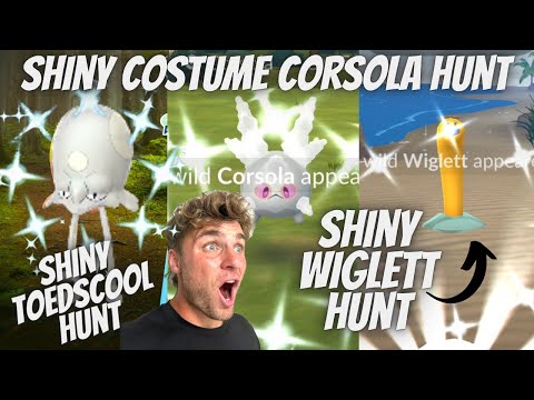 ✨Shiny Wiglett Hunt!!! And Shiny Costume Galarian Corsola L… サムネイル