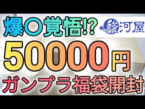 爆〇覚悟の人生初50000円ガンプラ福袋‼　#福袋　#お楽しみ袋　#ガンプラ袋　#爆買い サムネイル
